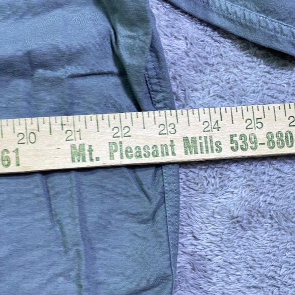 UNTUCKit Men's X-Large Gray Long Sleeve Button Down Shirt 100% Cotton Collarless - Picture 7 of 12